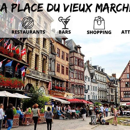 Apartament Cosy'Appart - Le Fontenelle Rouen Zewnętrze zdjęcie