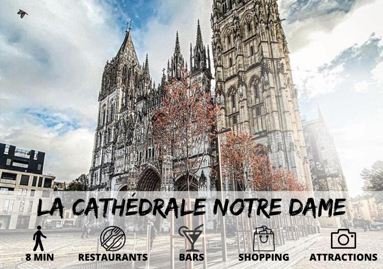 Apartament Cosy'Appart - Le Fontenelle Rouen Zewnętrze zdjęcie
